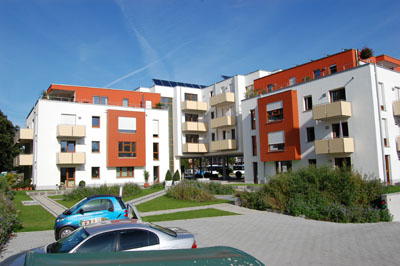 Au&szlig;enansicht Passivhaus